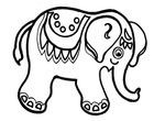 coloriage Elephants