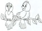 dessin Oiseaux