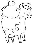 coloriage Vaches