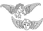 coloriage Anges