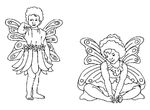 coloriage enfant Elfes