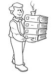 coloriage enfant Metiers