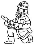 coloriage Pompiers