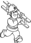 coloriage Pompiers