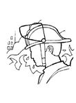 coloriage enfant Pompiers