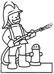 dessin Pompiers