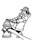 coloriage Pompiers