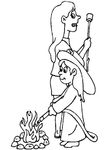 coloriage enfant Pompiers