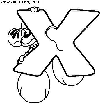 coloriage Alphabet Diddl