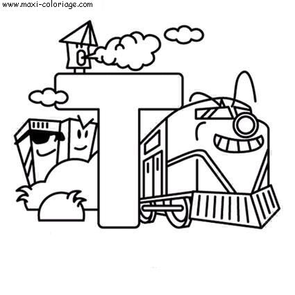 coloriage Alphabet Jouets