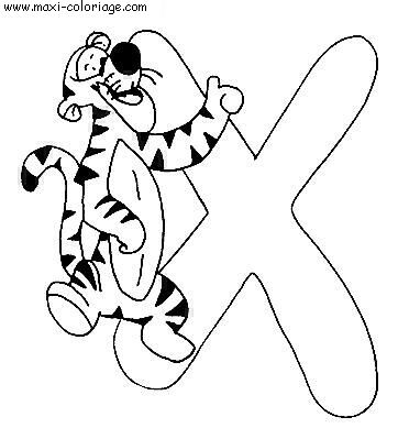 coloriage Alphabet Winnie L Ourson