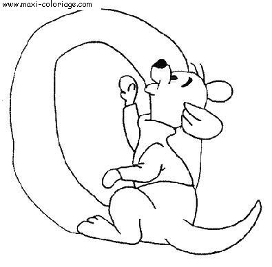 coloriage Alphabet Winnie L Ourson