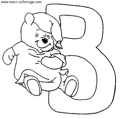 coloriage Alphabet Winnie L Ourson