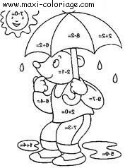 coloriage Calculs