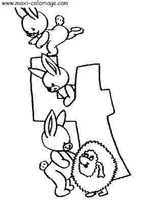 coloriage Chiffres Rigolo