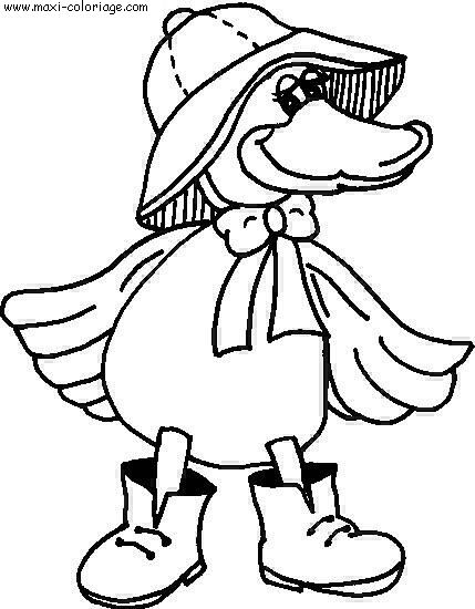 coloriage Canards