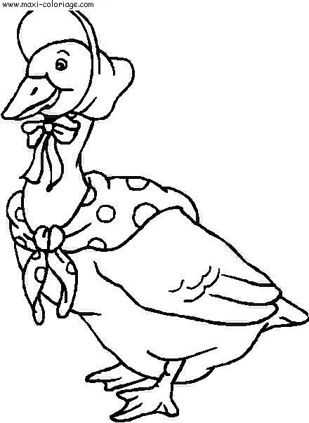coloriage Canards