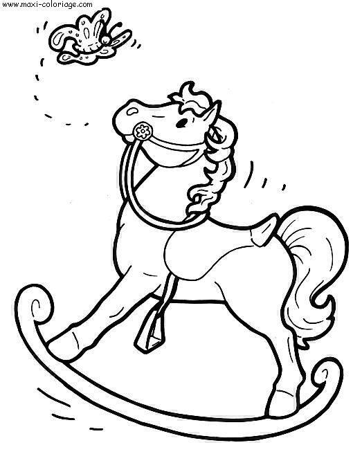 coloriage Chevaux
