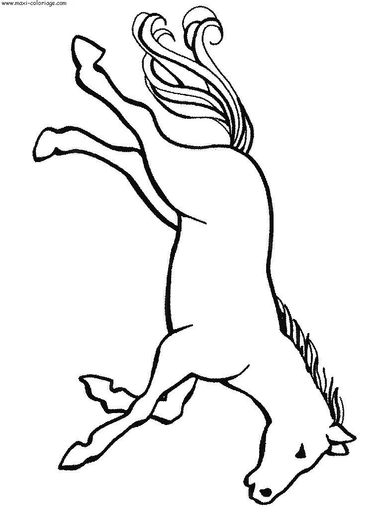 coloriage Chevaux