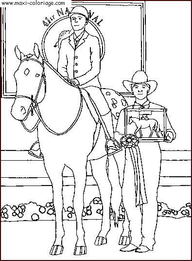coloriage Chevaux