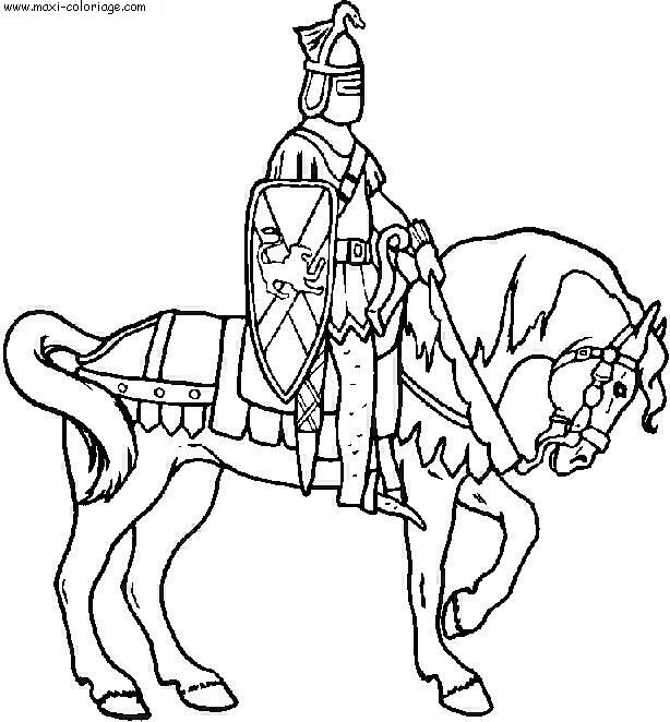 coloriage Chevaux