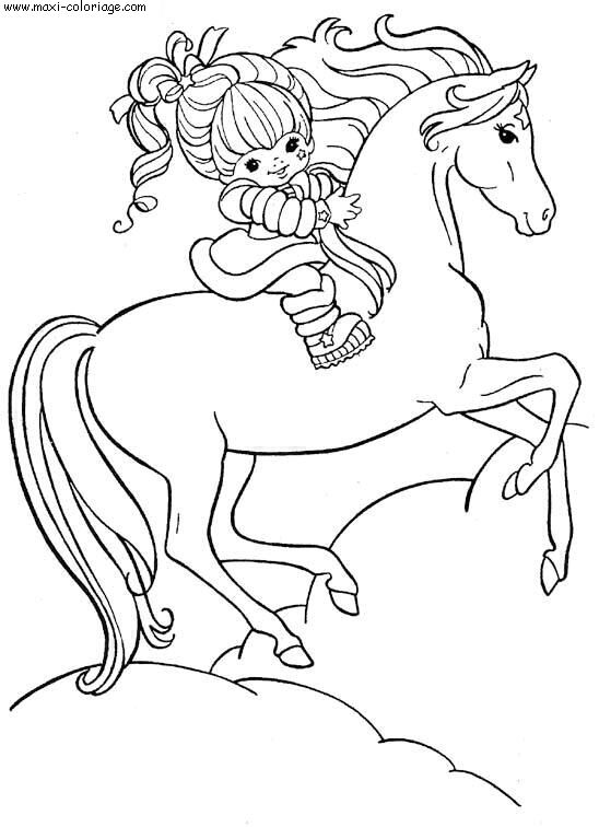 coloriage Chevaux