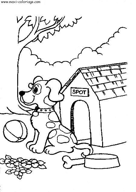 coloriage Chiens