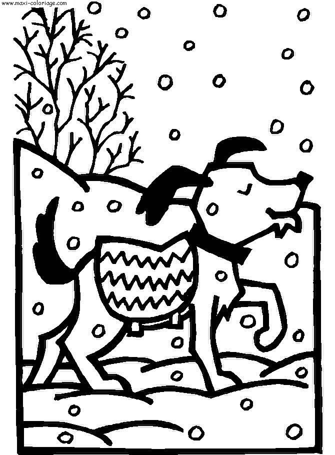 coloriage Chiens