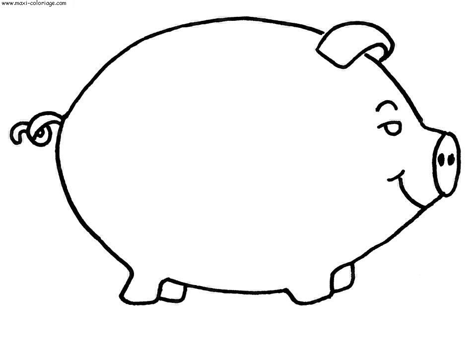 coloriage Cochons