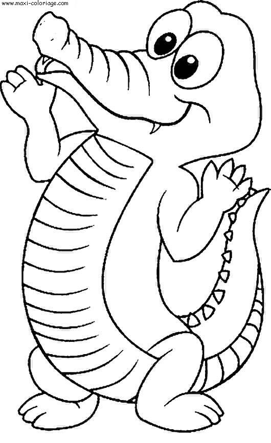 coloriage Crocodiles