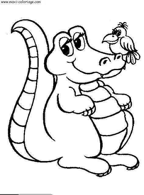 coloriage Crocodiles