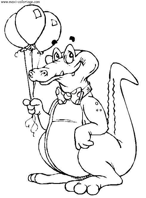 coloriage Crocodiles