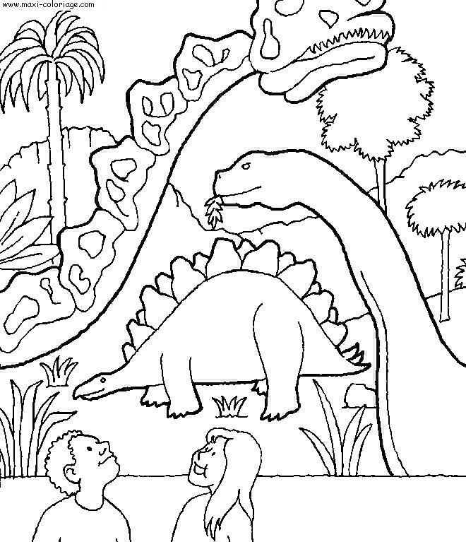 coloriage Dinosaures