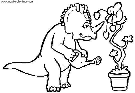 coloriage Dinosaures