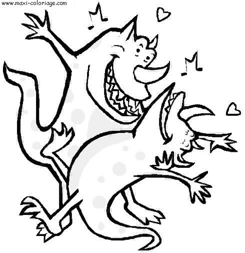 coloriage Dinosaures