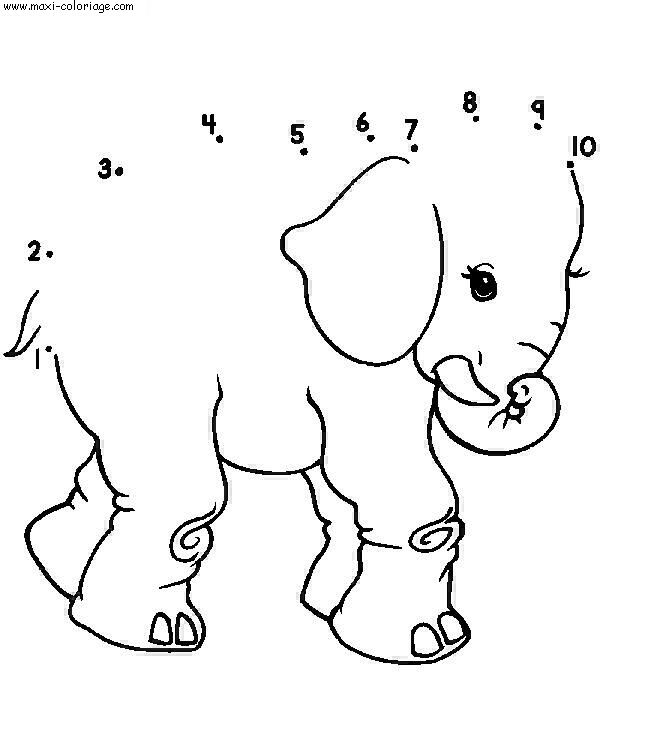 coloriage Elephants
