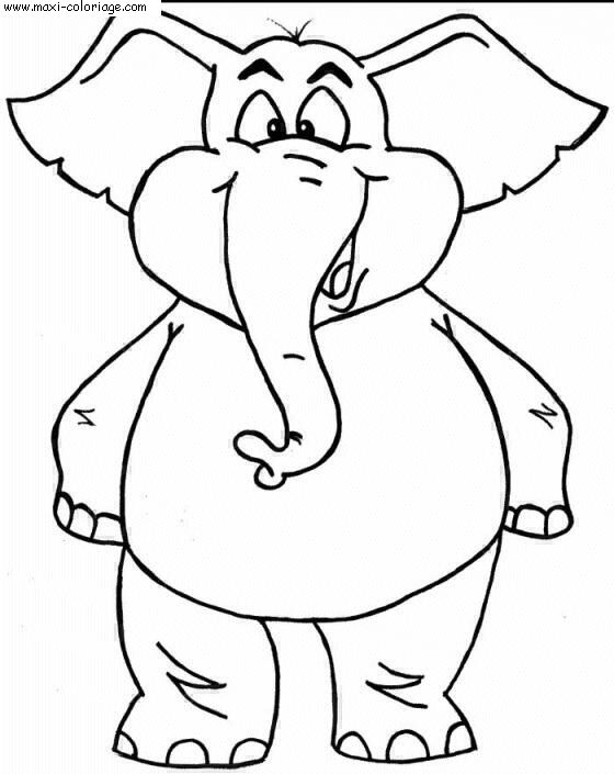 coloriage Elephants