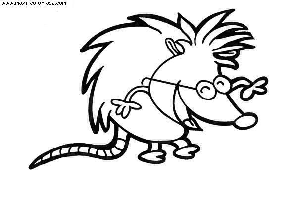 coloriage Herissons