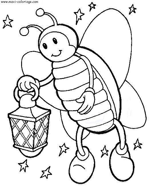 coloriage Insectes