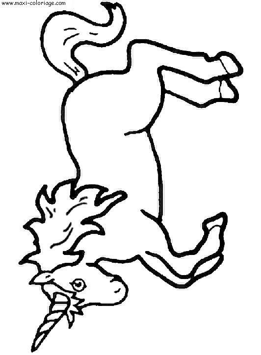 coloriage Licornes