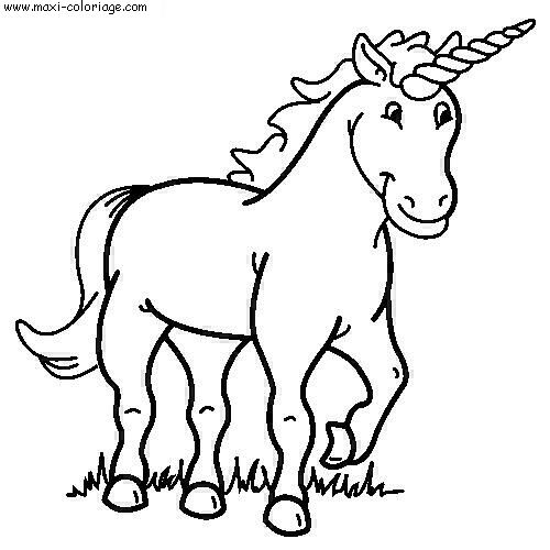 coloriage Licornes