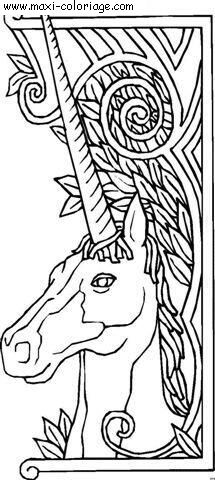 coloriage Licornes