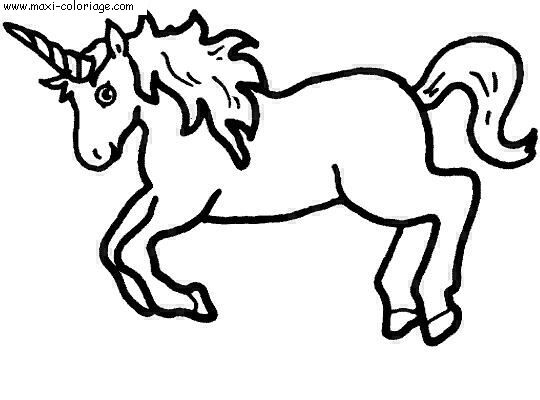 coloriage Licornes