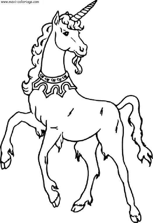 coloriage Licornes