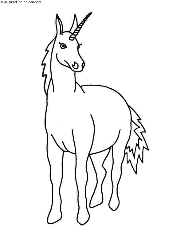 coloriage Licornes
