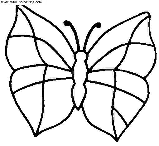 coloriage Papillons