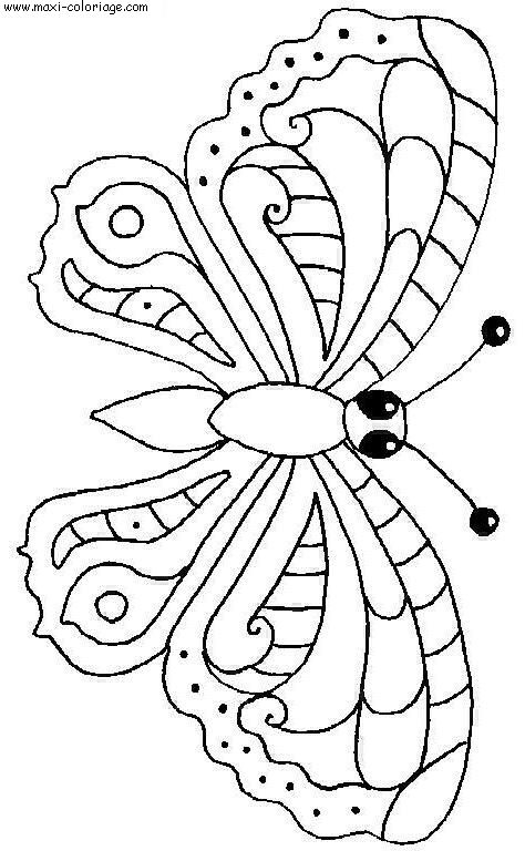 coloriage Papillons