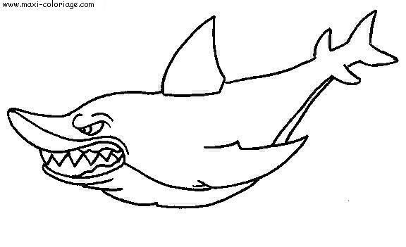 coloriage Poissons