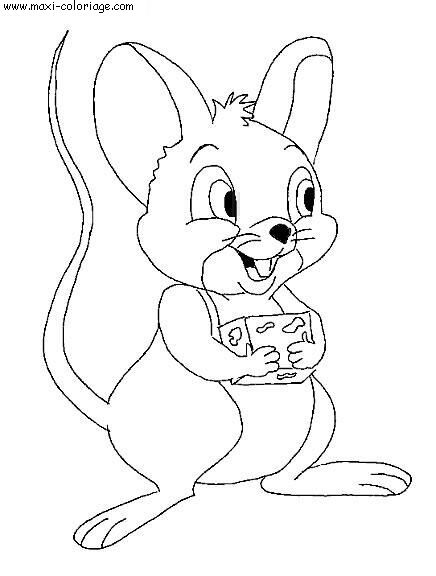 coloriage Souris