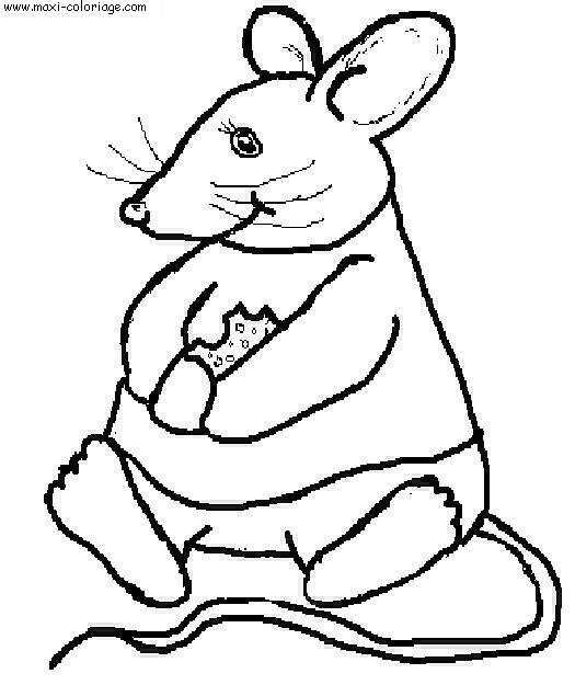 coloriage Souris